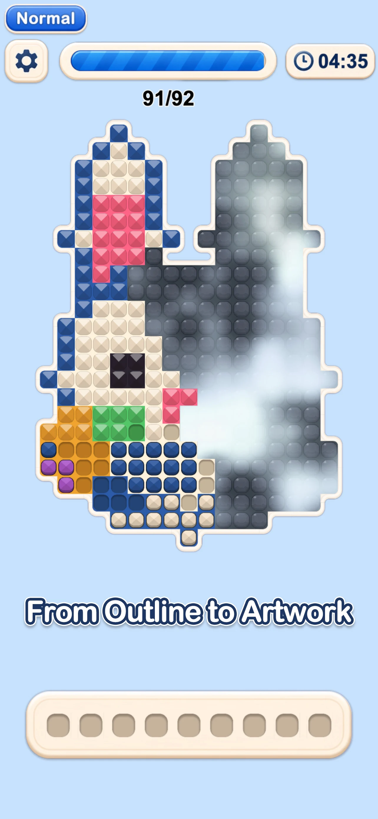 Diamond Tile Sort screenshot